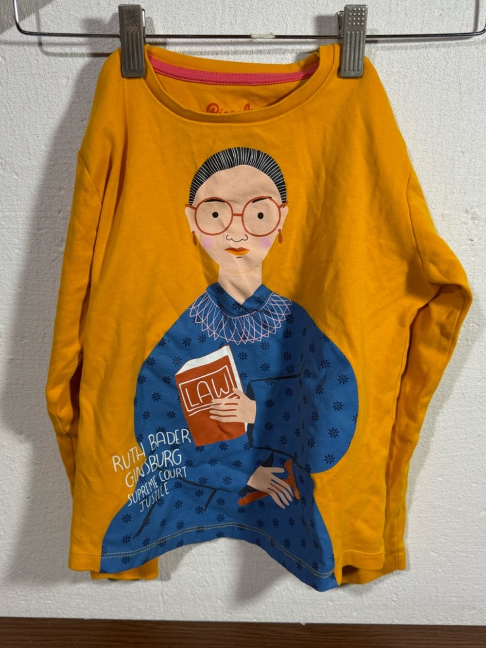 Piccolina Ruth Bader Ginsburg Trailblazer Long Sleeve Sz. 7